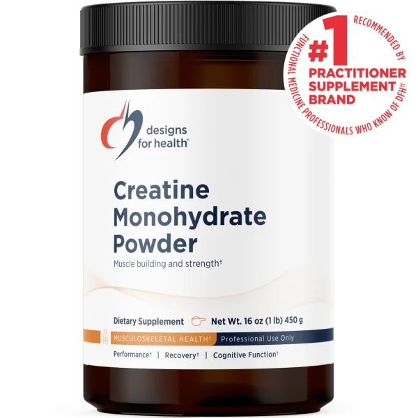 Designs for Health Creatine Monohydrate Powder – Micronised Creatine