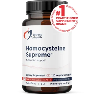 Designs for Health Homocysteine Supreme™ – TMG, 5-MTHF Folate & Methyl-B12 (60 Capsules)