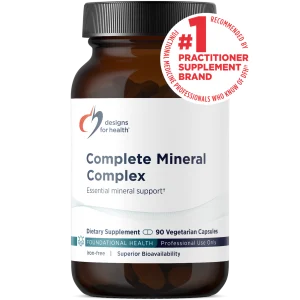 Designs for Health Complete Mineral Complex – Iron-Free Chelated Minerals (90 Capsules)