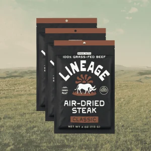 Lineage Air-Dried Steak – Classic Sea Salt (3-Pack)