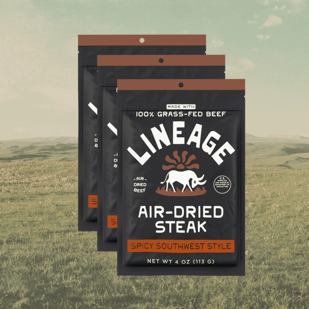 Trepack Lineage Air-Dried Steak Spicy Southwest, lufttorkad biff med chili