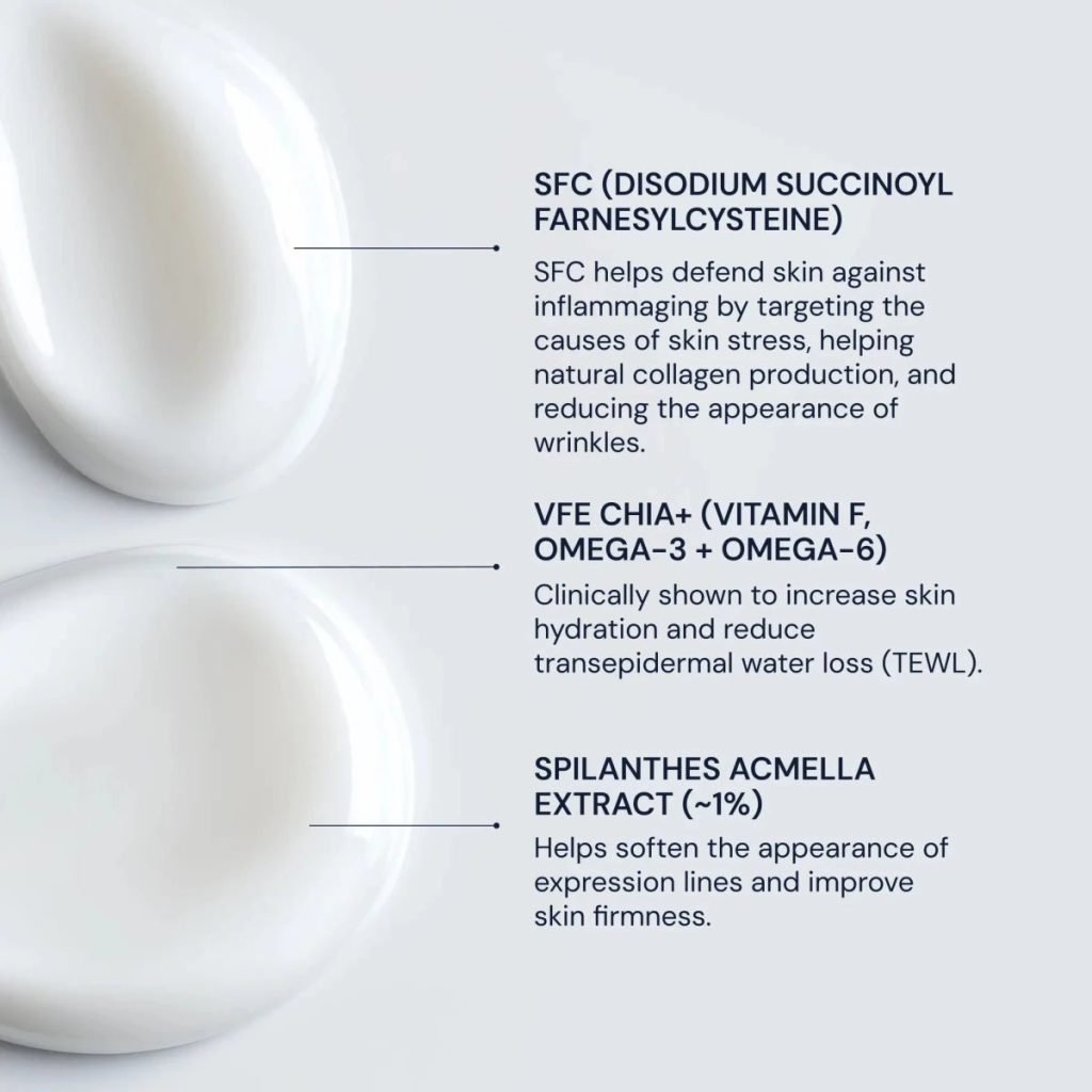 SFC Moisturizer Key Ingredients