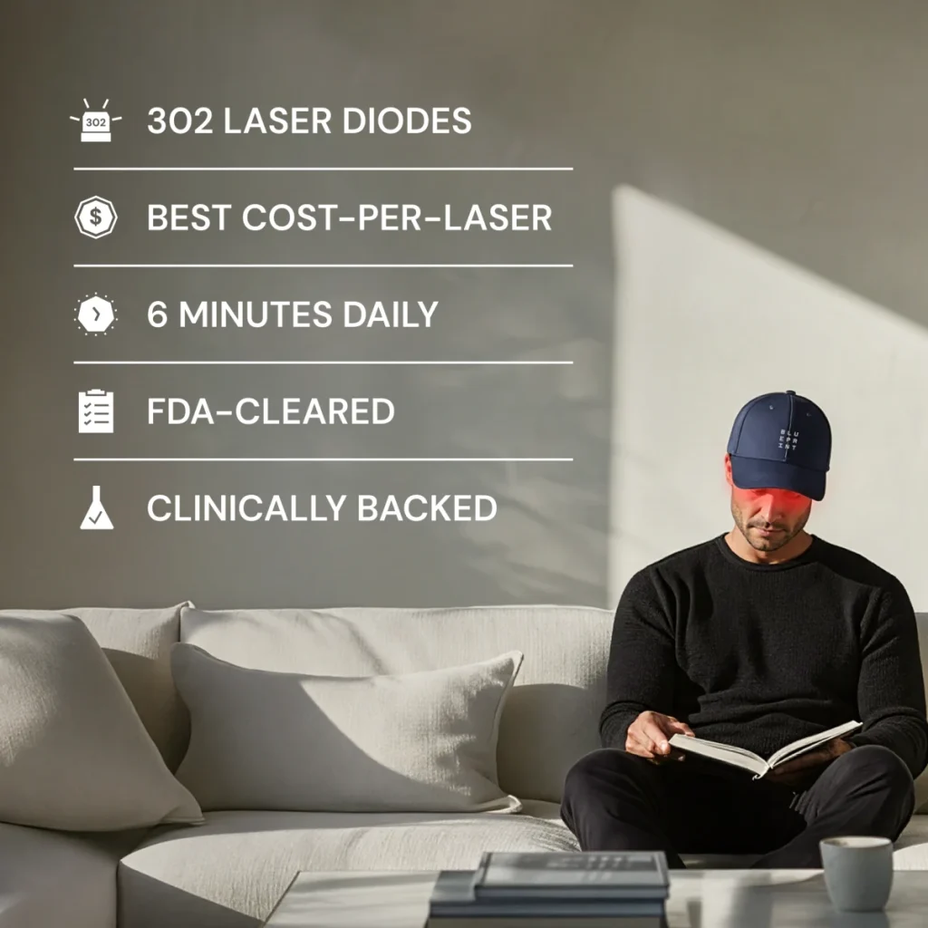 302 Laser Diode Hair Growth Clinically Backed