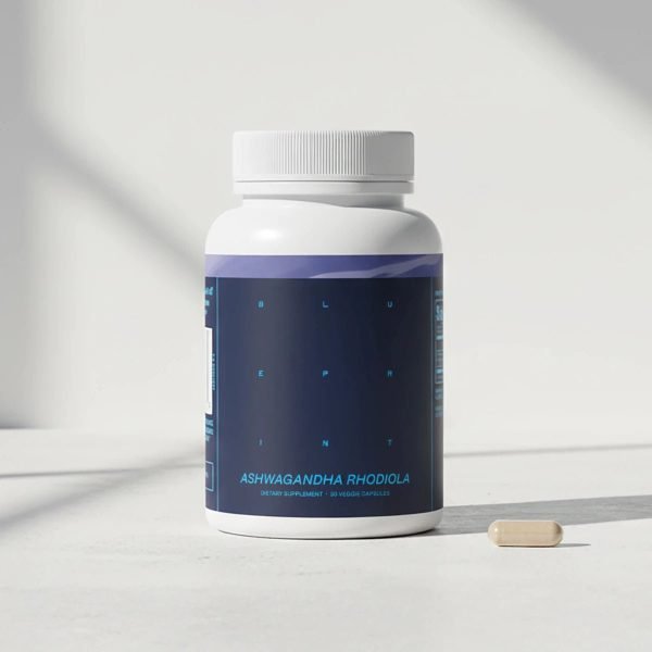 Blueprint Ashwagandha + Rhodiola – Standardised Herbal Extracts (30 Capsules)