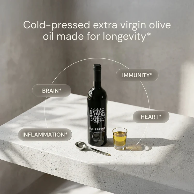 Blueprint Snake Oil – kallpressad extra virgin olivolja med höga polyfenoler