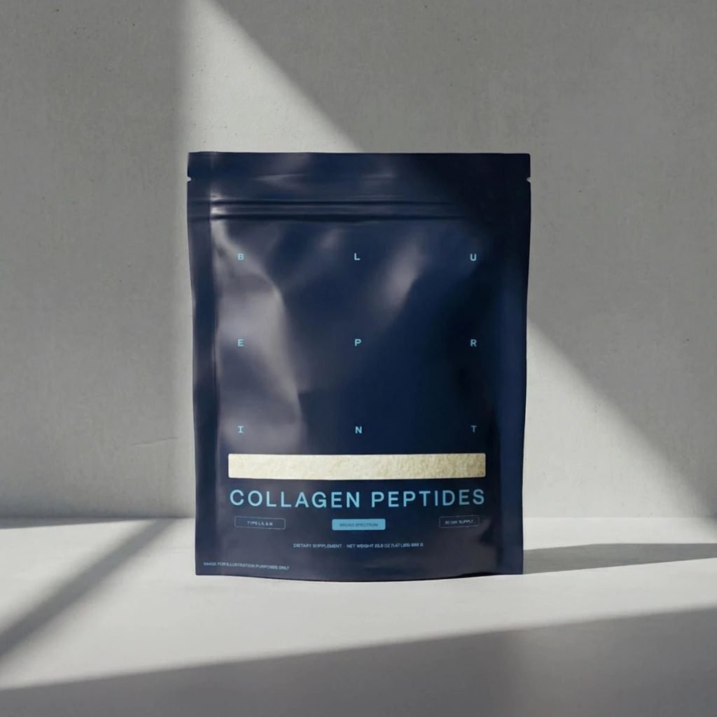 Blueprint Kollagen – kollagenpeptider typ I och III, påse