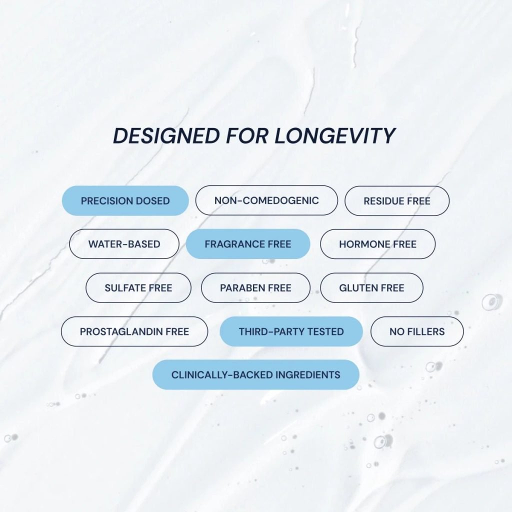 Peptide Haircare Clean Formula Claims