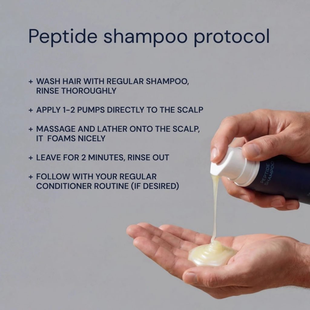 Peptide Shampoo How to Use