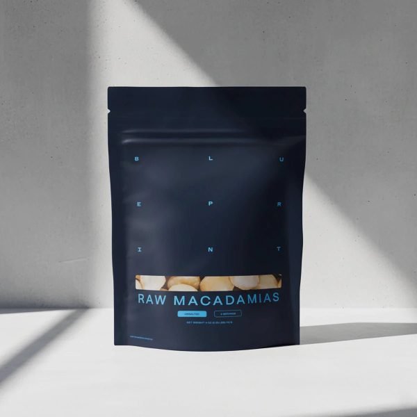 Blueprint Raw Macadamia Nuts – Omega-7 Snack
