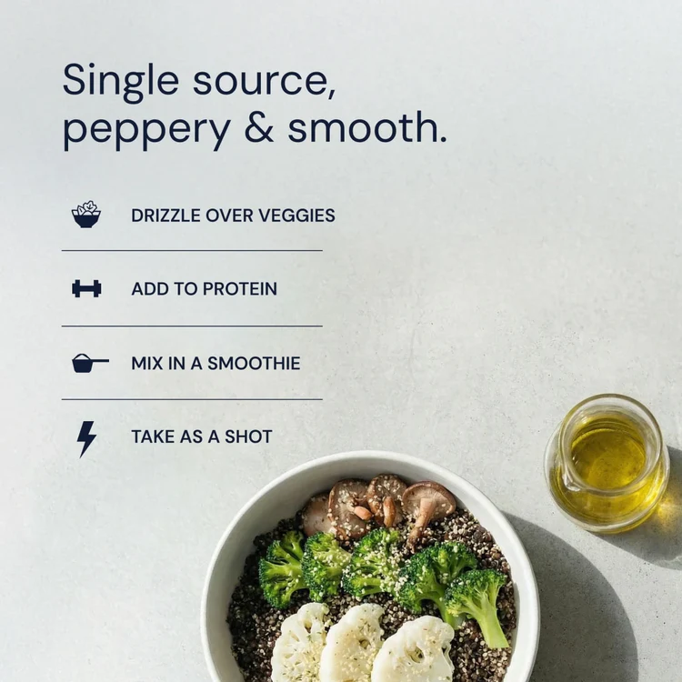 Blueprint Single Source Extra Virgin Olivolja – Användning i matlagning