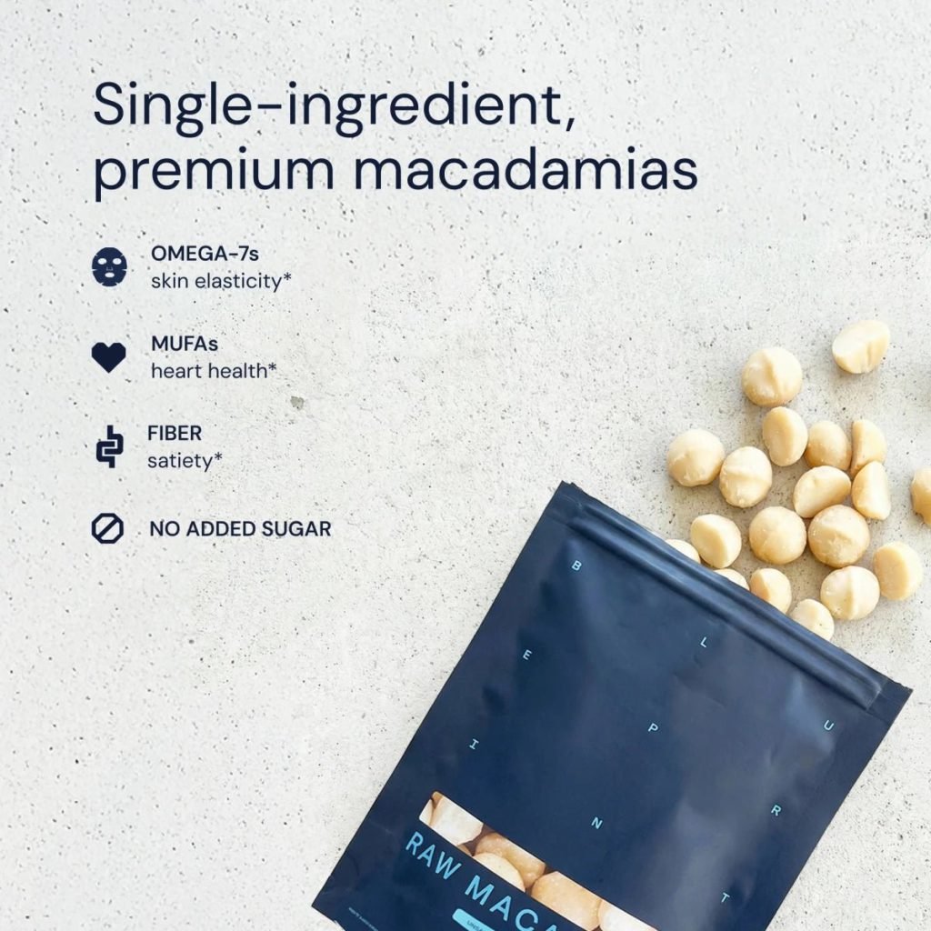 Premium Raw Macadamias Omega 7 Rich
