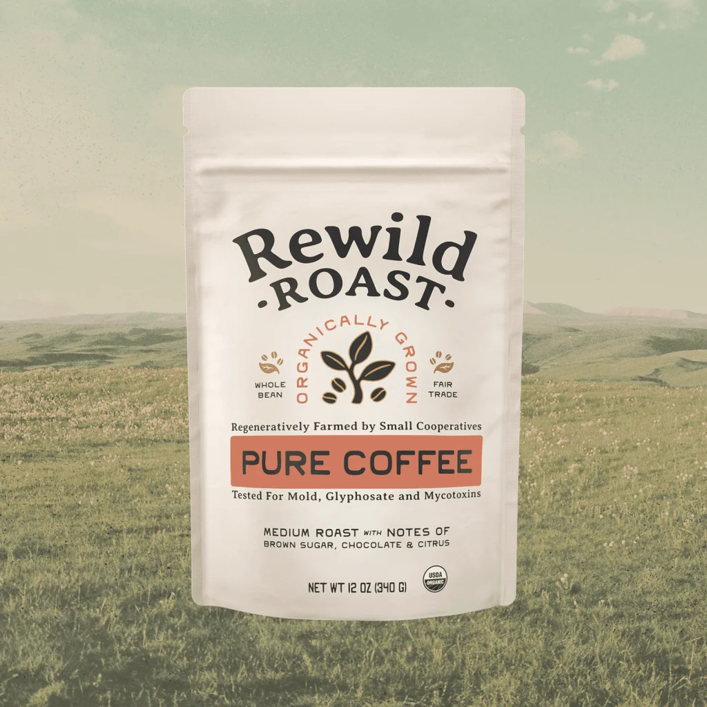 Påse med Lineage Rewild Roast Coffee, mellanrostat single origin-kaffe 340 gram