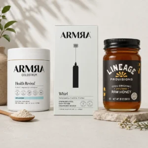 Colostrum Ritual Bundle – Colostrum Powder, Frother & Raw Honey