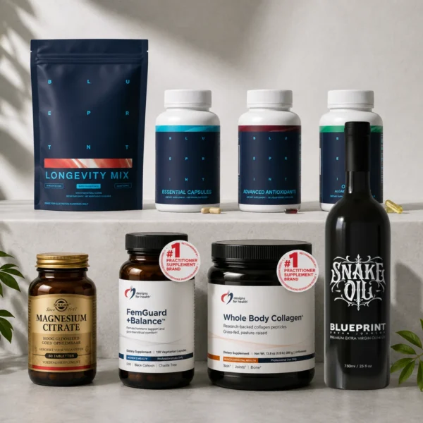 Complete Longevity Protocol – Eight Products Across Four Brands