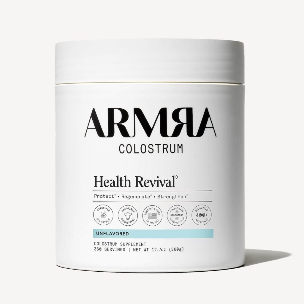 ARMRA Colostrum Unflavored XL-burk, produktbild