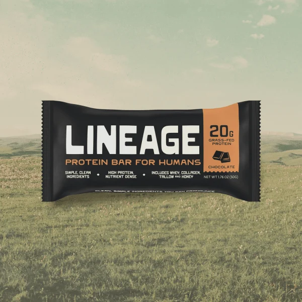 Lineage Protein Bar – Chocolate (12-Pack)