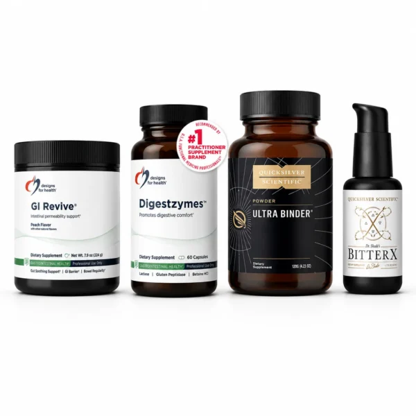 Gut Reset Bundle – Binder, Glutamine, Enzymes & Bitters