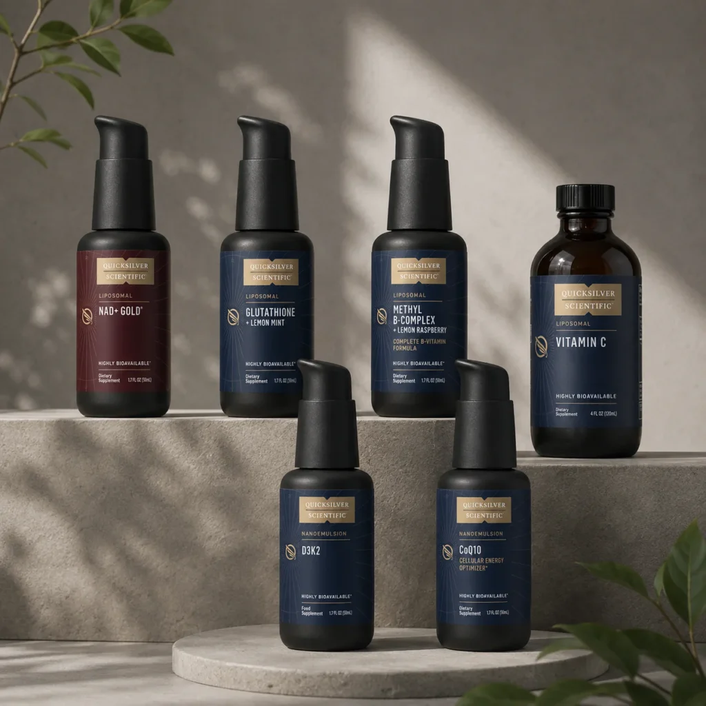 Liposomal Shelf Bundle – Six Quicksilver Liquids
