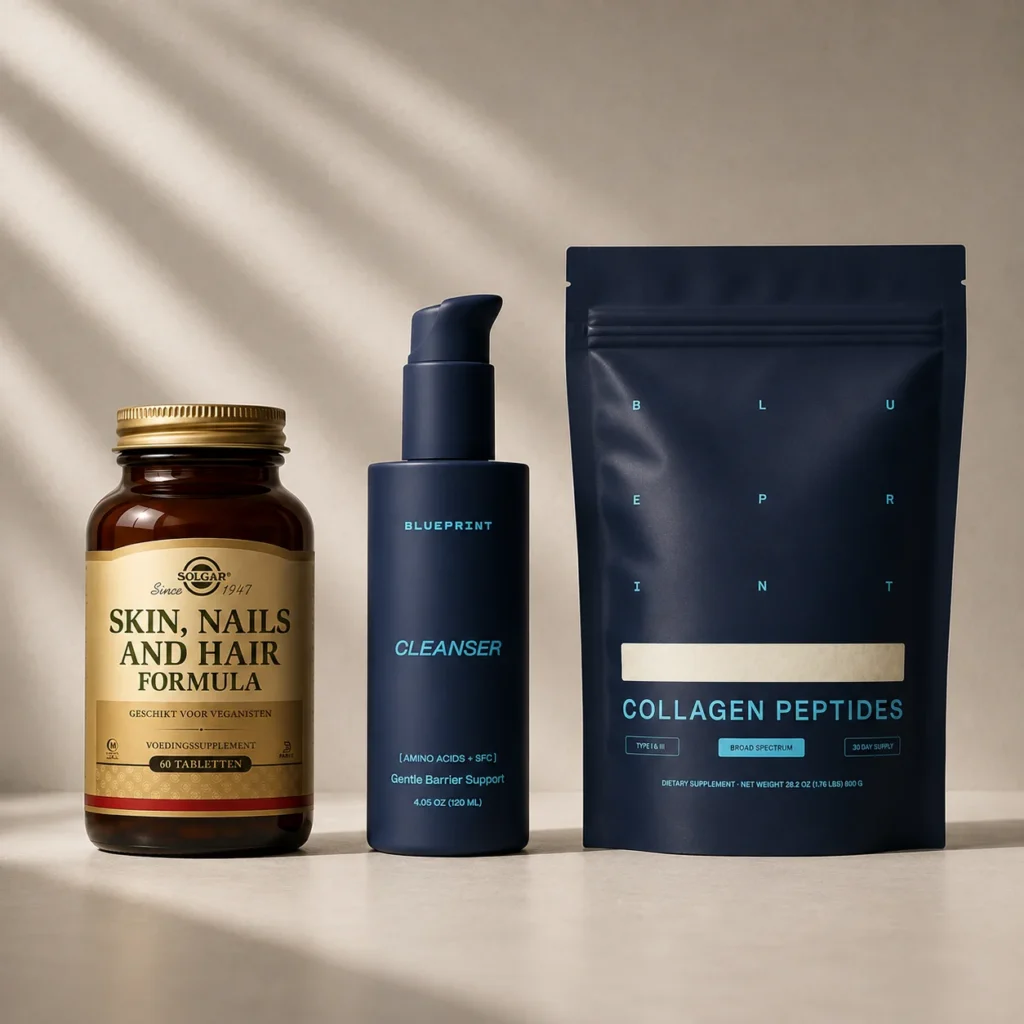 Skin Basics Bundle – Cleanser, Collagen & Daily Tablets