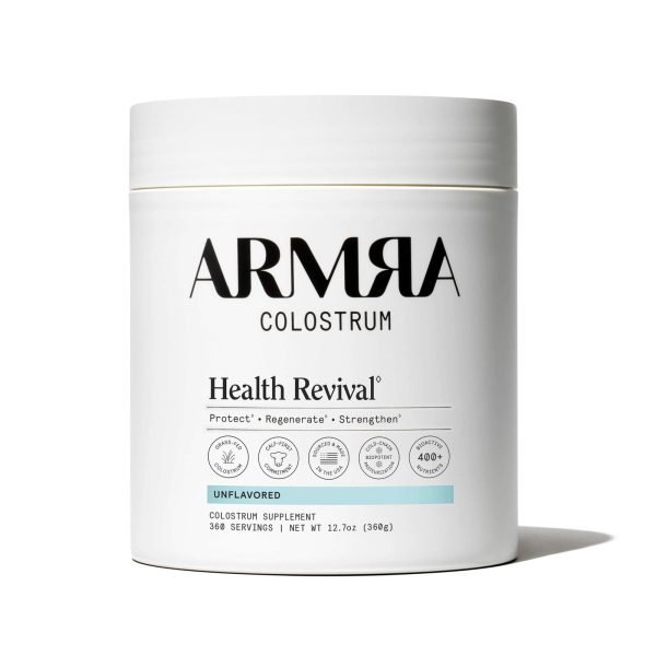 ARMRA Colostrum Unflavoured – Colostrum Powder, XL Jar (360 Servings)