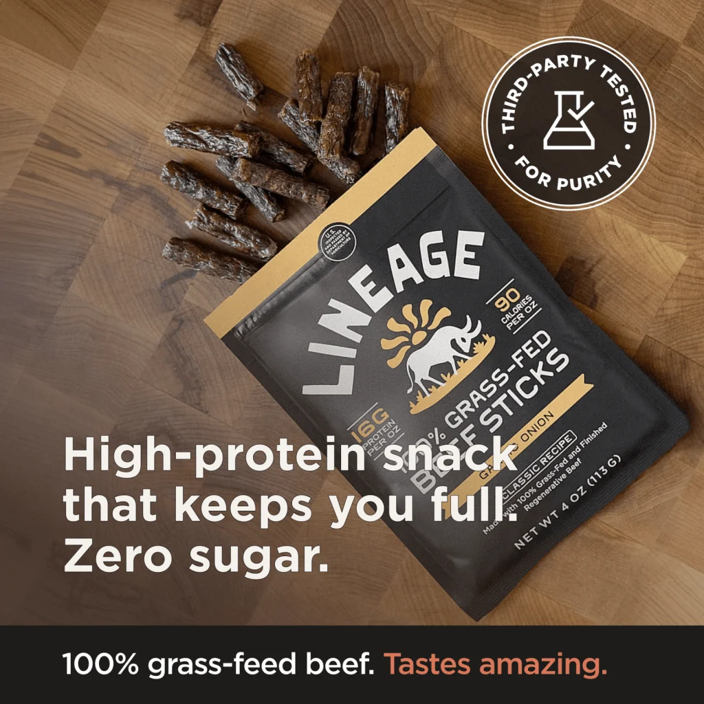 Ancestral Beef Sticks GO - näring