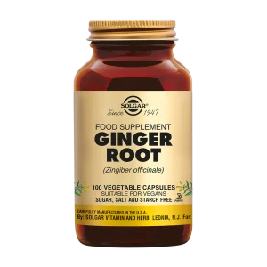Solgar Ginger Root – Ginger 500 mg with Concentrated Extract (100 Capsules)