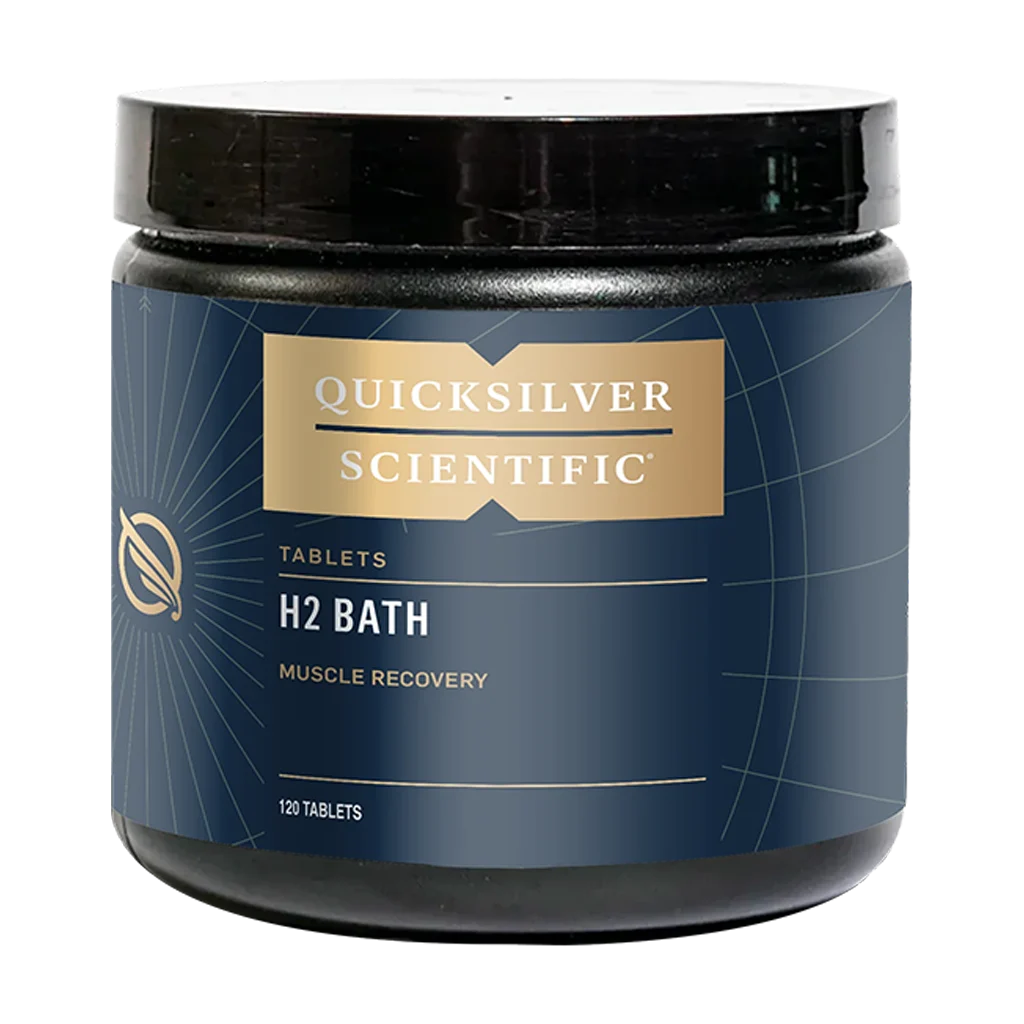 Quicksilver Scientific H2 Bath, 120 badtabletter, förpackning