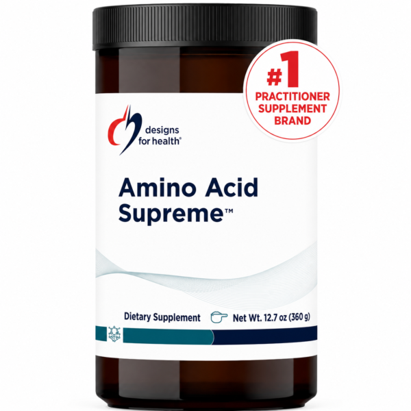 Designs for Health Amino Acid Supreme™ – Essential Amino Acid Powder with AKG & P-5-P (360 g)