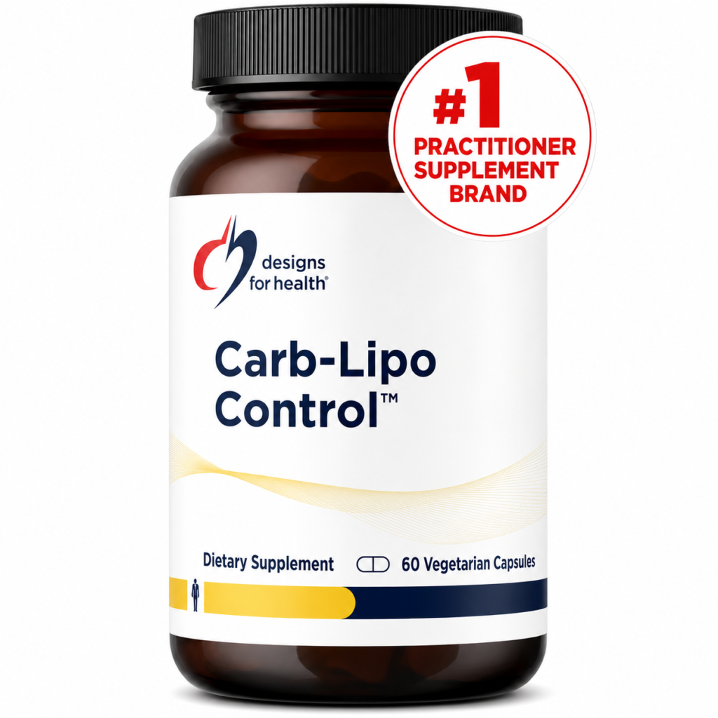 Designs for Health Carb-Lipo Control – Enzymes for Starch & Sucrose (60 Capsules)