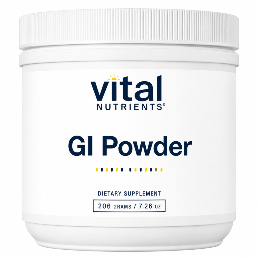 Vital Nutrients GI Powder – Zinc Carnosine, L-Glutamine & Slippery Elm (168 g)