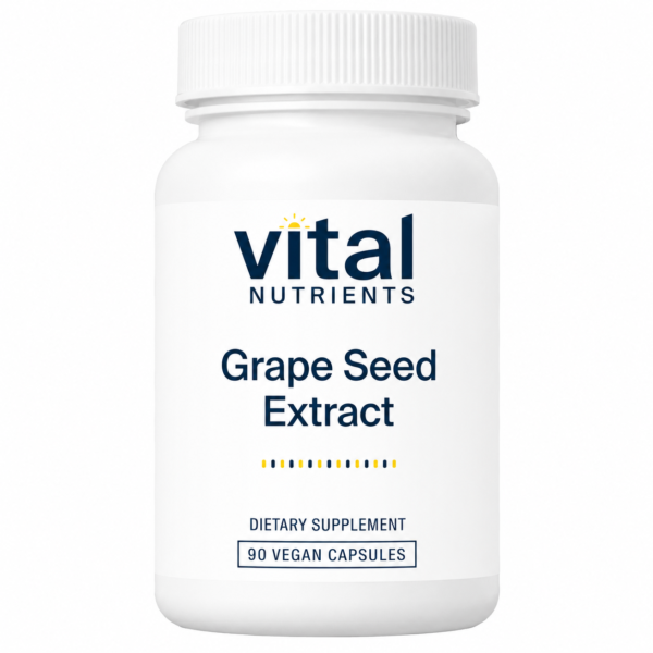 Vital Nutrients Grape Seed Extract 100 mg – Rich in OPC (90 Capsules)
