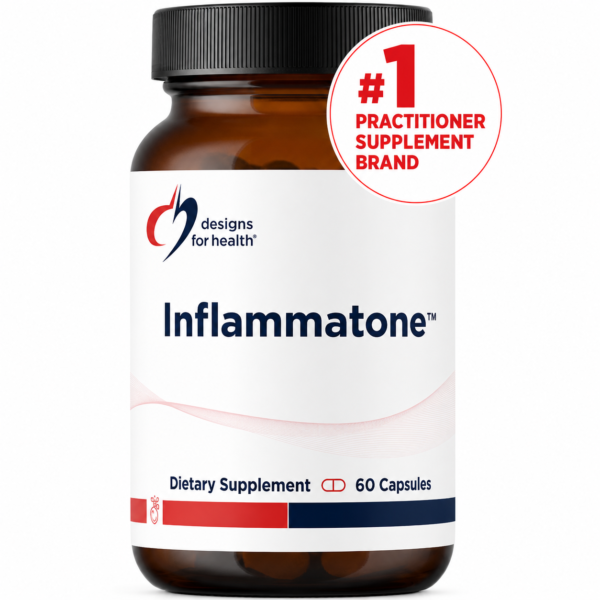 Designs for Health Inflammatone™ – Turmeric, Boswellia, Ginger & Proteolytic Enzymes (120 Capsules)