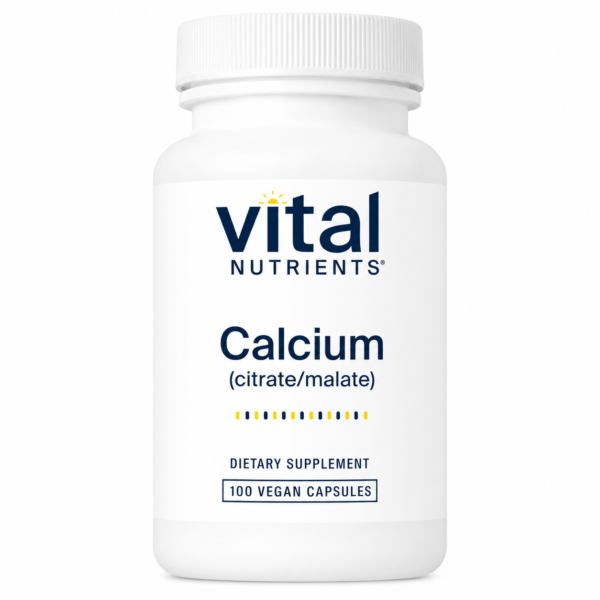 Vital Nutrients Calcium Citrate/Malate 150 mg (100 Capsules)