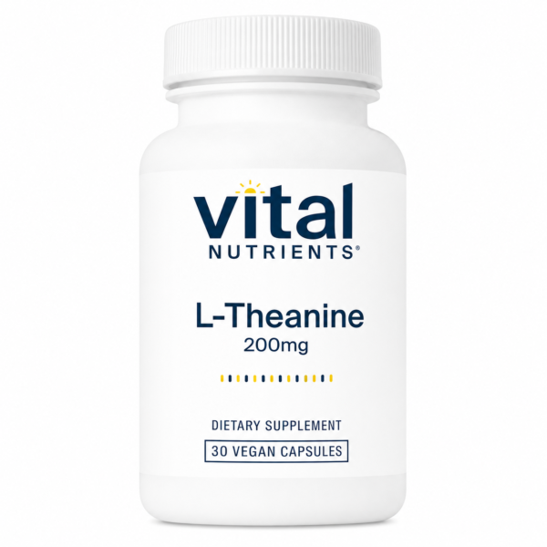 Vital Nutrients L-Theanine 200 mg (60 Capsules)