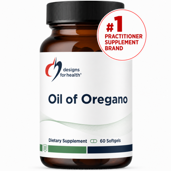 Designs for Health Oil of Oregano – Standardised to 60–75% Carvacrol (60 Softgels)
