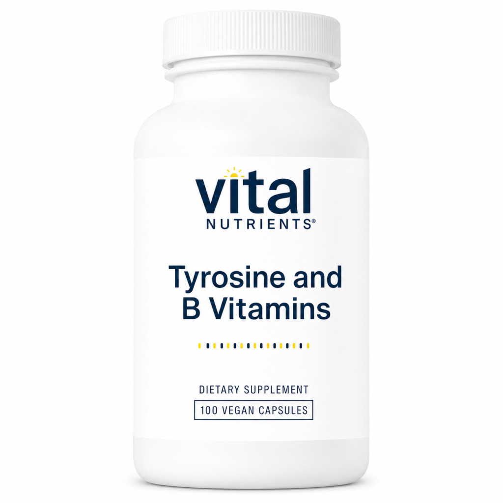 Vital Nutrients Tyrosine & B-Vitamins (100 Capsules)