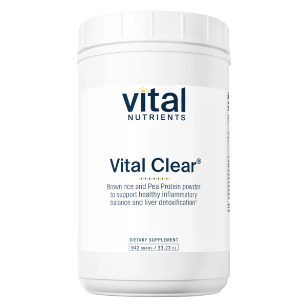 Vital Nutrients Vital Clear – Complete Nutrition Powder with Rice & Pea Protein (942 g)