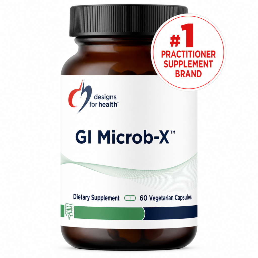 Designs for Health GI Microb-X™ – Berberine, Black Walnut, Oregano & Artemisia (60 Capsules)