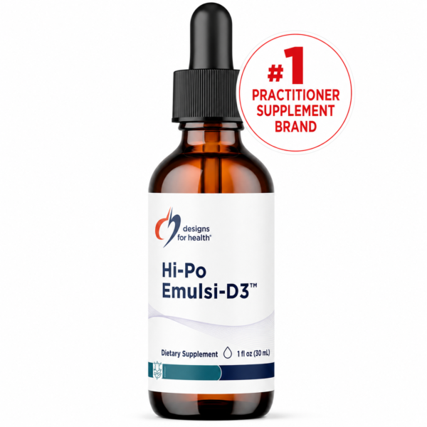 Designs for Health Hi-Po Emulsi-D3™ – Liquid Vitamin D3, 2000 IU per Drop (30 ml)