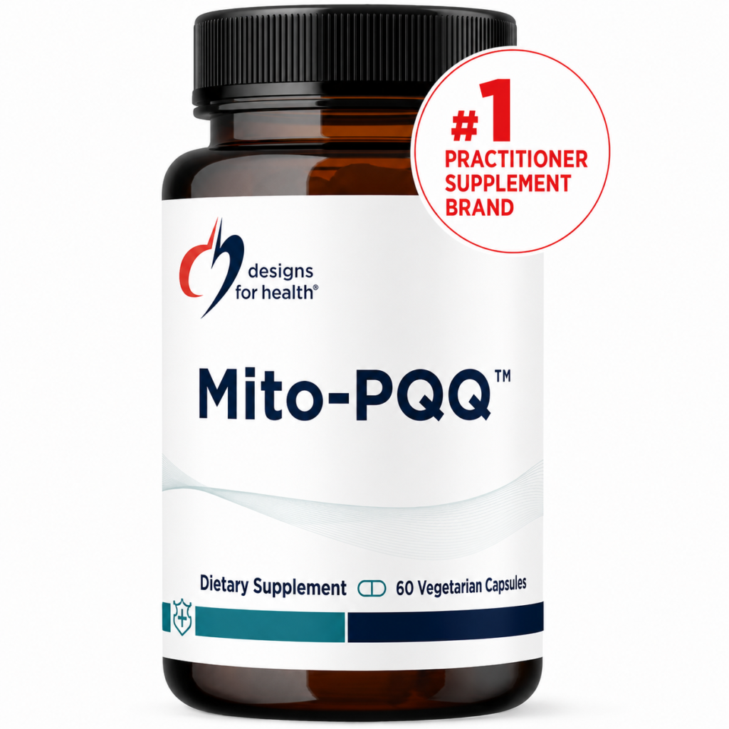 Designs for Health Mito-PQQ™ – Pyrroloquinoline Quinone & Rhodiola Rosea (60 Capsules)