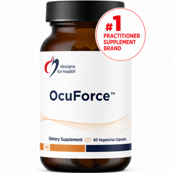 Designs for Health OcuForce™ – Lutein, Zeaxanthin, Bilberry & Vitamin A (60 Capsules)
