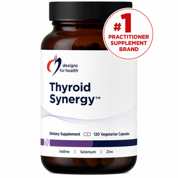 Designs for Health Thyroid Synergy™ – Iodine, Selenium, Zinc & N-Acetyl-L-Tyrosine (120 Capsules)